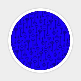 Indigo Keys Pattern Magnet